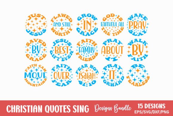 Christian Quotes Sing Bundle: Graphic Design Review