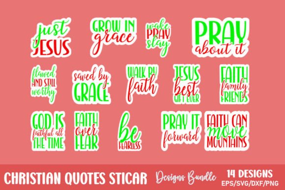 Christian Quotes Sticar Bundle: Graphics & Crafts Review