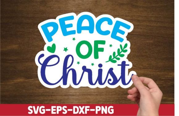 Christian Sticker SVG Design: Graphics for Crafts