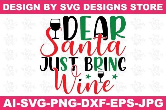 Dear Santa Just Bring Wine: An Embroidery Design Review