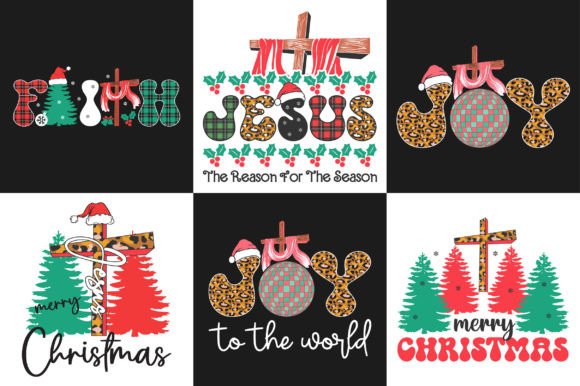 Jesus Cross Christmas Sublimation Bundle: Graphics and Crafts for Branding