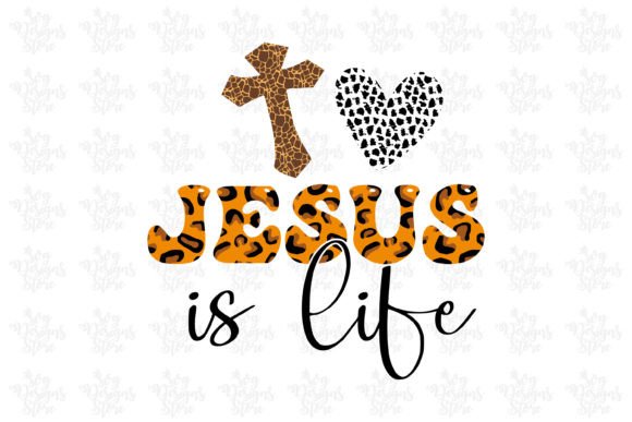 Jesus is Life Sublimation Svg for Crafts & Graphics