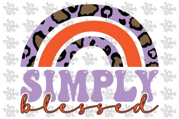Simply Blessed Jesus Sublimation Svg for Crafts & Graphics